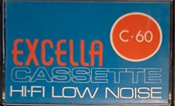 Compact Cassette Excella 60 "black" Type I Normal Hong Kong