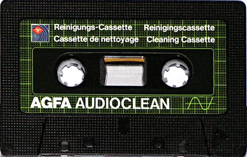 Compact Cassette AGFA "Audioclean" Cleaning Cassette 1980 Europe