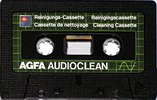 Compact Cassette AGFA "Audioclean" Cleaning Cassette 1980 Europe