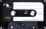 Compact Cassette Nakamichi 60 Type II Chrome 1973 Japan