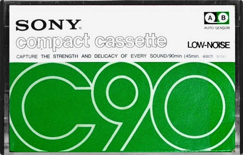 Compact Cassette Sony 90 Type I Normal 1973 Japan