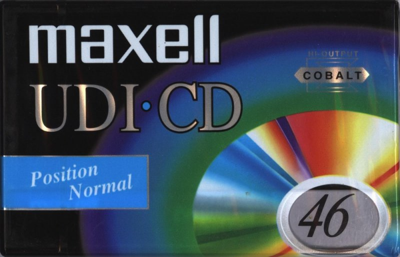 Compact Cassette Maxell UDI-CD 46 Type I Normal 1996 Europe