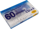 Compact Cassette Sony CDix II 60 "C-60CDX2F" Type II Chrome 1998 Japan