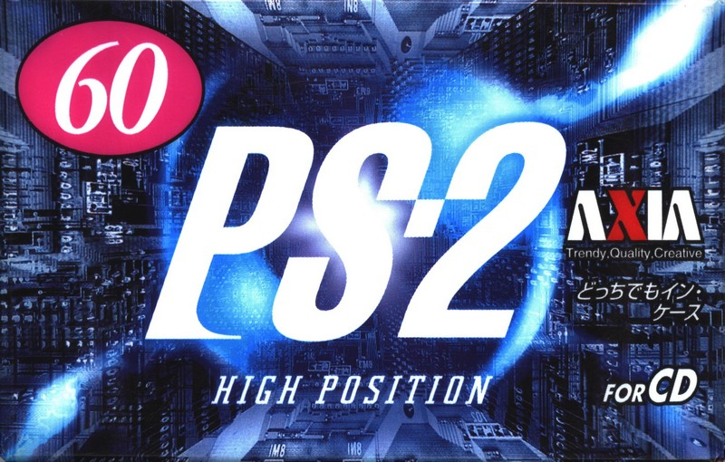 Compact Cassette AXIA PS-II / PS-2 60 "PS2J 60" Type II Chrome 1997 Japan