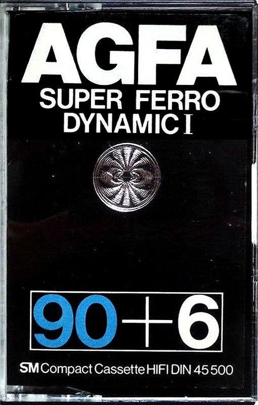Compact Cassette AGFA Super Ferro Dynamic I 90+6 Type I Normal 1980 Europe