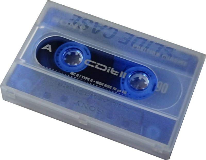 Compact Cassette Sony CDit II 90 Type II Chrome 1998 Europe