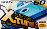 2 pack Sony XII 60 "Xtune 2C-60X2E" Type II Chrome 1998 Japan