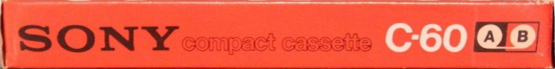 Compact Cassette Sony 60 Type I Normal 1973 Japan