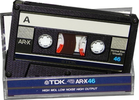 Compact Cassette TDK AR-X 46 Type I Normal 1985 Japan