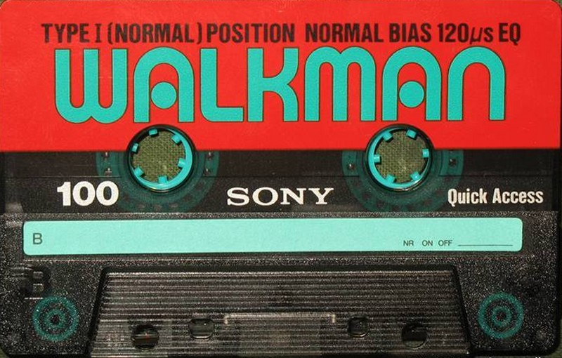 Compact Cassette Sony Walkman 100 Type I Normal 1989 Europe