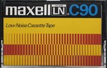 Compact Cassette Maxell LN 90 Type I Normal 1974 Europe