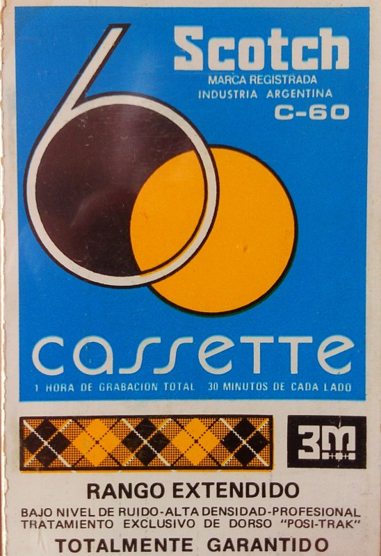Compact Cassette Scotch 60 Type I Normal 1971 Argentina