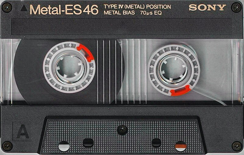 Compact Cassette Sony Metal-ES 46 Type IV Metal 1985 Europe