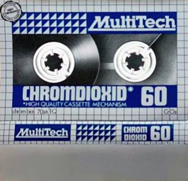 Compact Cassette MultiTech 60 Type II Chrome Germany