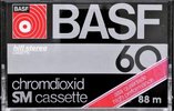 Compact Cassette BASF Chromdioxid II 60 Type II Chrome 1979 Brazil