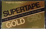 Compact Cassette SUPERTAPE Gold 60 "44-921" Type I Normal 1978 Australia