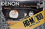 Compact Cassette Denon HD-M 100 "HD-M100SE" Type IV Metal 1990 Europe