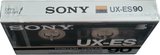 Compact Cassette Sony UX-ES 90 Type II Chrome 1986 Europe