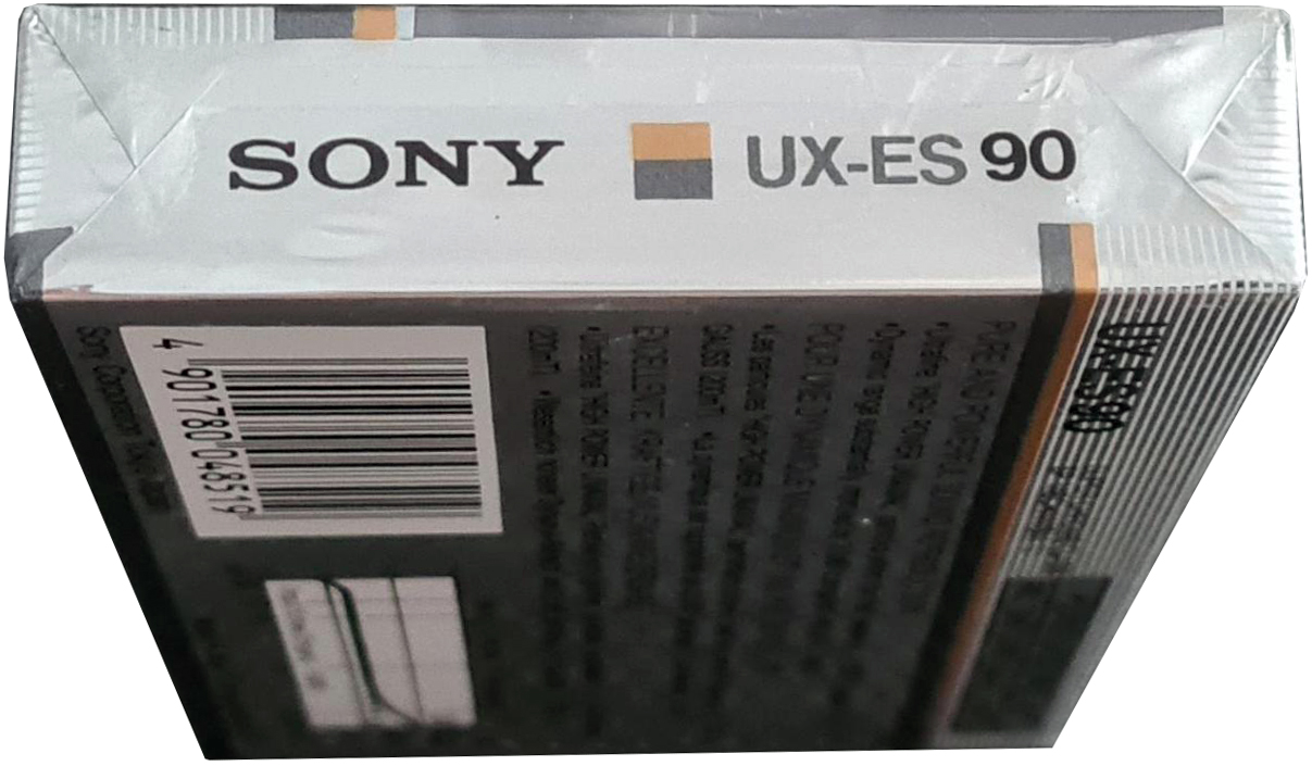 Compact Cassette Sony UX-ES 90 Type II Chrome 1986 Europe