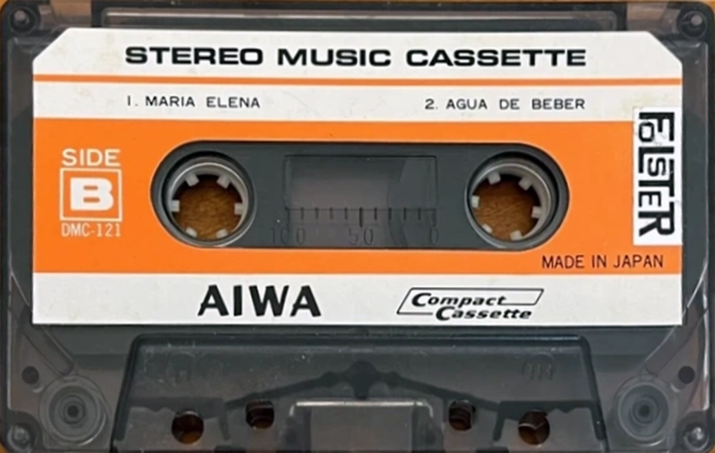 Compact Cassette Aiwa "DMC-121" Demonstration Tape 1976 Japan
