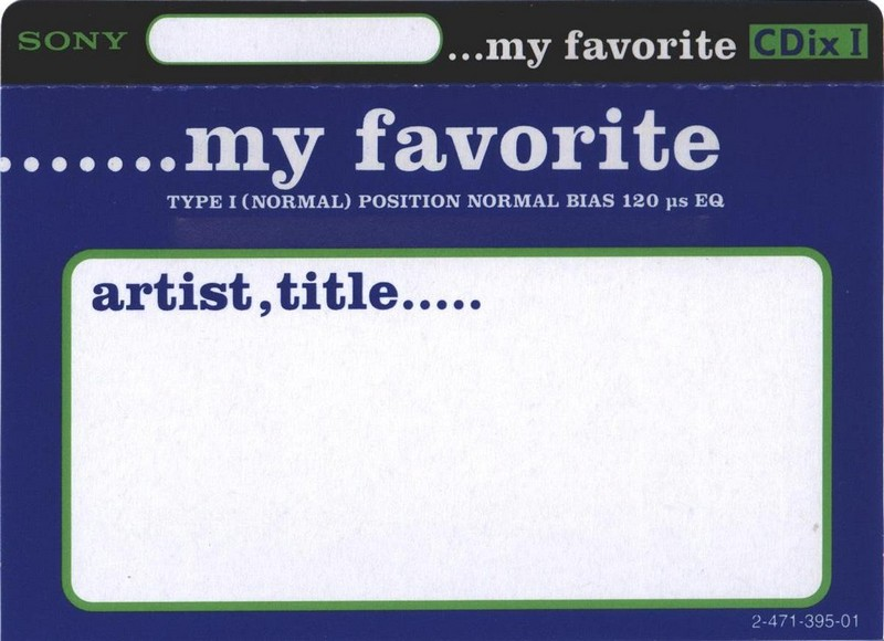 Compact Cassette Sony CDix I 50 "C-50CDX1D" Type I Normal 1996 Japan