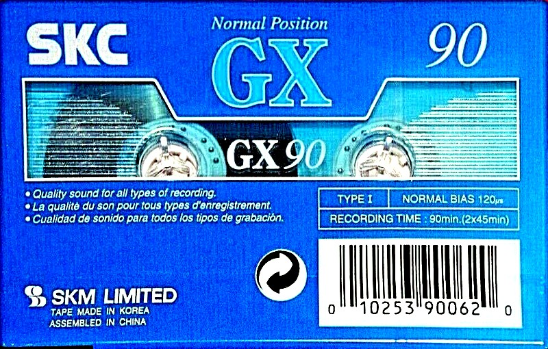 Compact Cassette SKC GX 90 Type I Normal 2000 North America