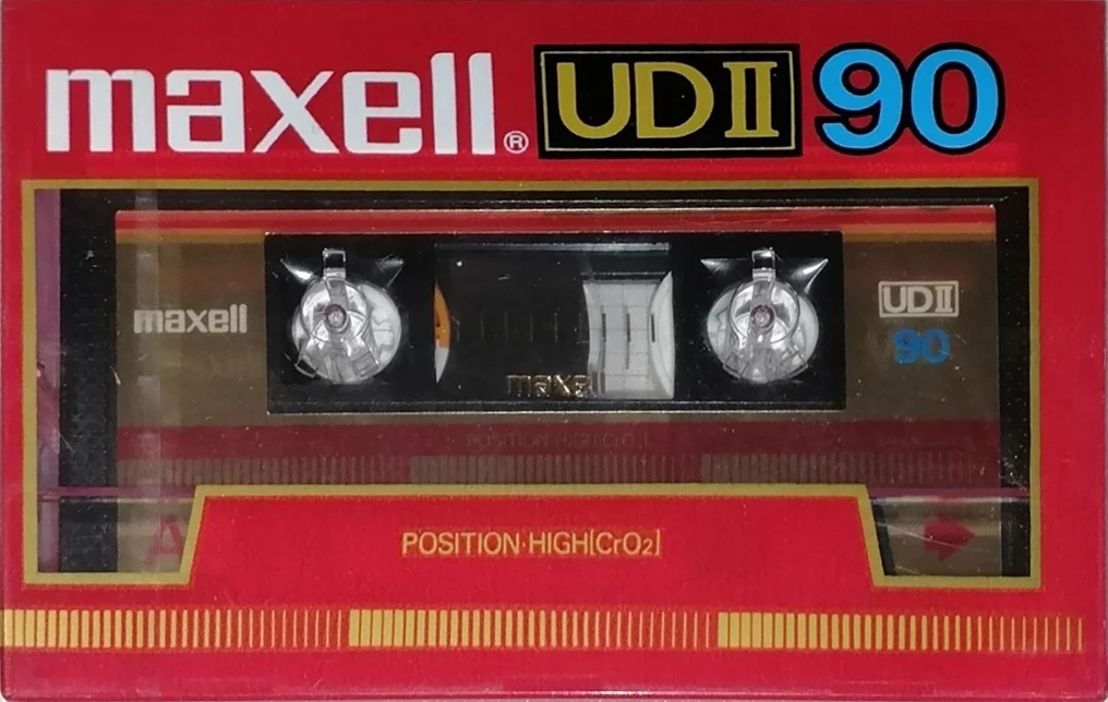 Compact Cassette Maxell UDII / UD2 90 Type II Chrome 1986 Japan