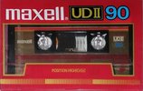 Compact Cassette Maxell UDII / UD2 90 Type II Chrome 1986 Japan
