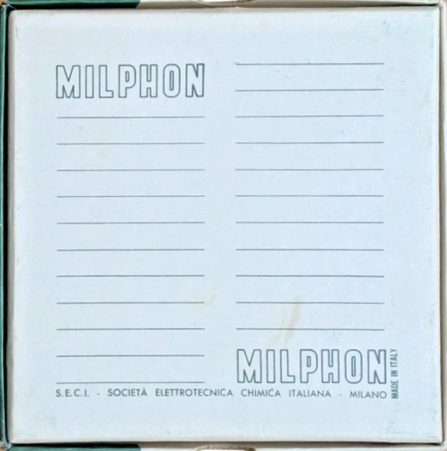 Reels Milphon Type I Normal 1978 Europe