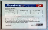 Compact Cassette France Loisirs 90 Type II Chrome France