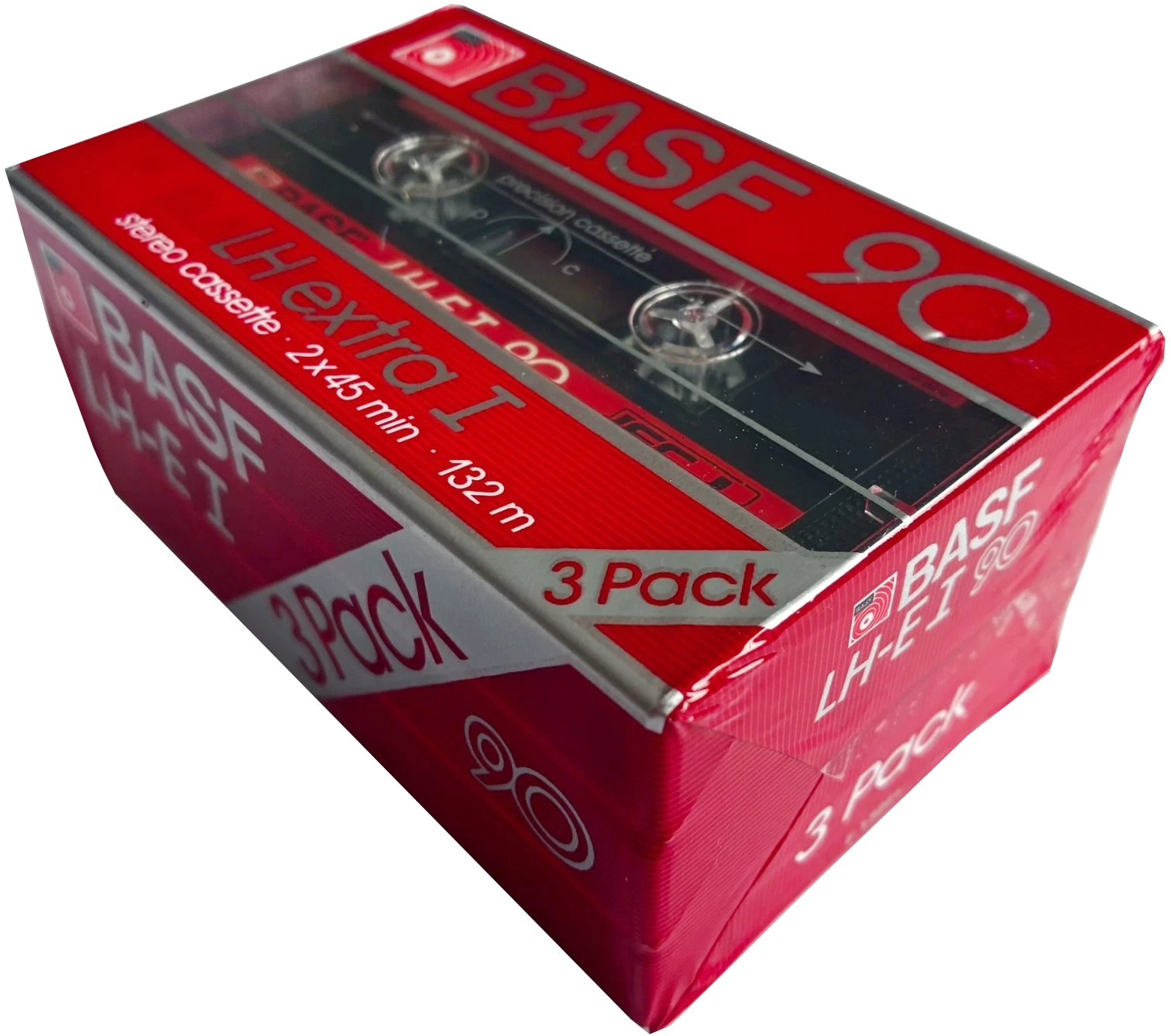 3 pack BASF LH Extra I 90 "LH-E I" Type I Normal 1985 Europe