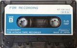 Compact Cassette Hitachi "CJS 11057" Demonstration Tape Japan