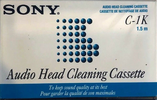 Compact Cassette Sony "C-1K" Cleaning Cassette Canada, USA