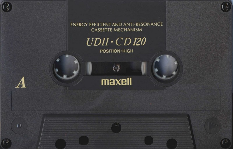 Compact Cassette Maxell UDII-CD 120 Type II Chrome 1996 Europe