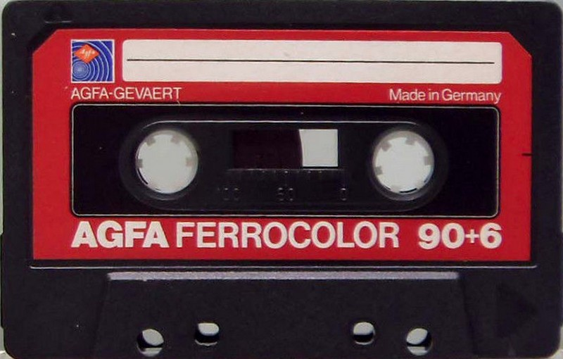 Compact Cassette AGFA Ferrocolor 90+6 Type I Normal 1979 Europe