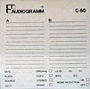 Compact Cassette Audiogramm 60 Type I Normal France