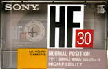 Compact Cassette Sony HF 30 Type I Normal 1989 Japan