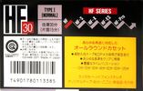 Compact Cassette Sony HF 30 Type I Normal 1989 Japan