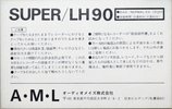 Compact Cassette AML Super LH 90 Type I Normal 1983 Japan