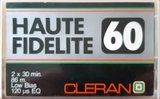 Compact Cassette Cleran Haute Fidelite 60 Type I Normal 1986 France