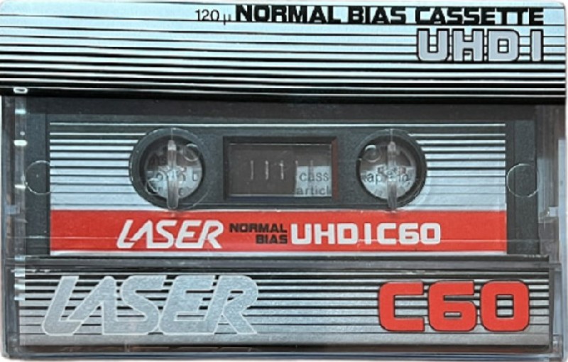 Compact Cassette Laser UHD I 60 Type I Normal 1991 USA