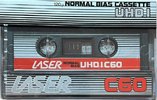Compact Cassette Laser UHD I 60 Type I Normal 1991 USA