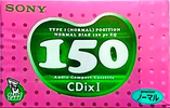 Compact Cassette Sony CDix I 150 "C-150CDX1G" Type I Normal 1999 Japan