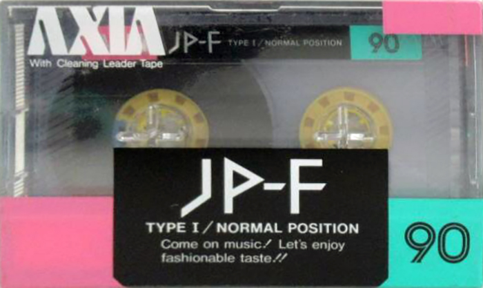 Compact Cassette AXIA JP-F 90 Type I Normal 1985 Japan