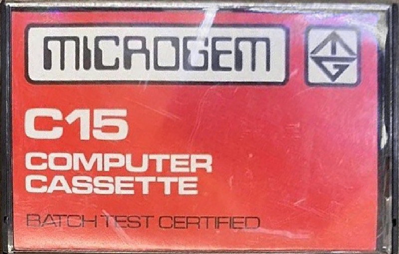 Compact Cassette Microgem 15 Computer Cassette UK