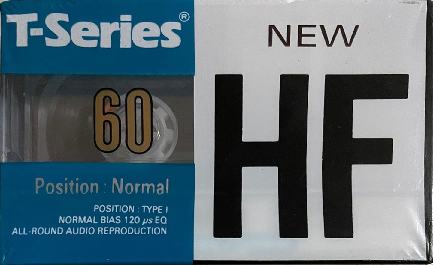 Compact Cassette T-Series HF 60 Type I Normal 1997 India
