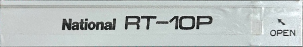 Compact Cassette National 10 "RT-10P" Computer Cassette Japan