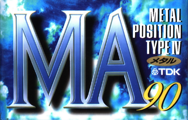 Compact Cassette TDK MA 90 "MA-90F" Type IV Metal 1994 Japan