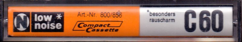 Compact Cassette Neckermann 60 "№ 800/856" Type I Normal 1974 Europe