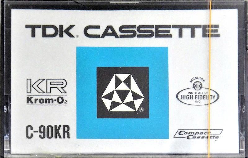 Compact Cassette TDK KR Krom 90 Type II Chrome 1971 USA